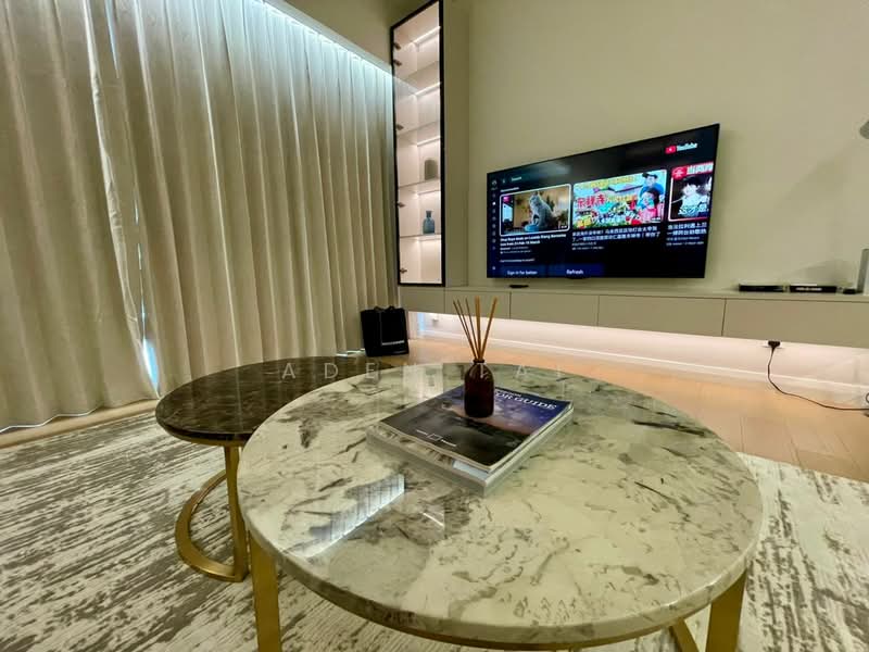 Service Residence for Rent at TRX Residences - Aden Tai - Living Room - PropertyGuru.com.my