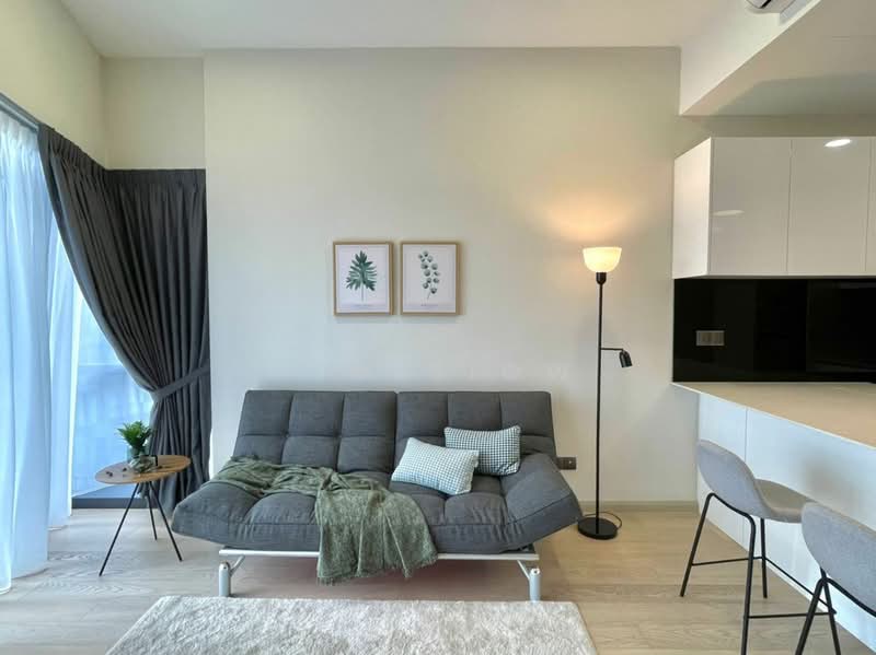 Service Residence for Rent at Star Residences Two - Tim Siow - Living Room - PropertyGuru.com.my