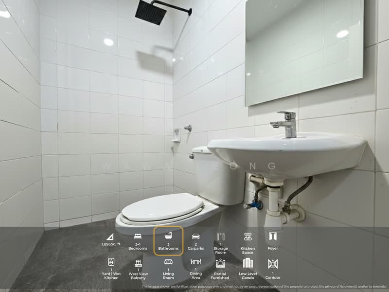 Perdana View Boutique untuk Untuk Dijual - RM 850,000, Mac 2026 - Bathroom - PropertyGuru.com.my