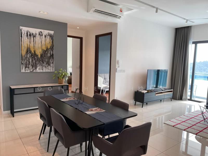 Queens Residences Q1 @ Queens Waterfront untuk Untuk Disewa - RM 6,800 /bulan, Feb 2026 - Living Room - PropertyGuru.com.my