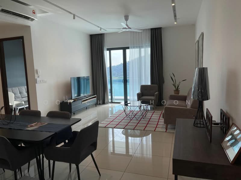 Queens Residences Q1 @ Queens Waterfront untuk Untuk Disewa - RM 6,800 /bulan, Feb 2026 - Living Room - PropertyGuru.com.my