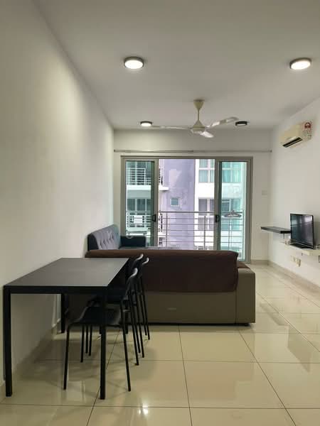 Service Residence for Rent at Greenz (Residensi Flora) @ One South - YC Lee - Living Room - PropertyGuru.com.my