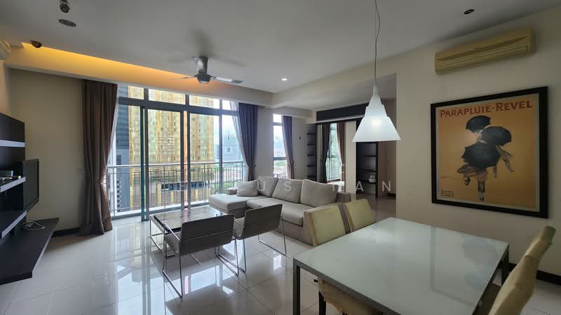 Condominium for Rent at Hampshire Residences - Rehvus Tan - Living Room - PropertyGuru.com.my