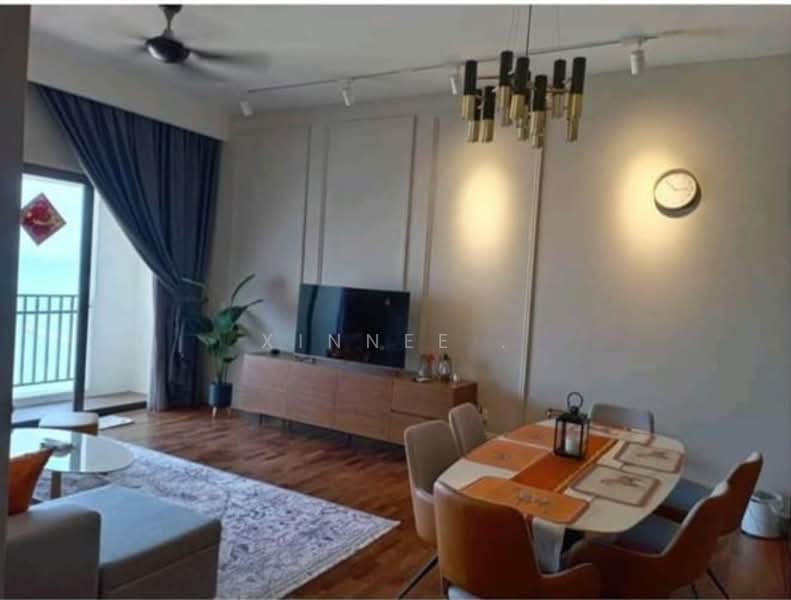 Service Residence for Rent at Straits Residences - Xinnee . - Living Room - PropertyGuru.com.my