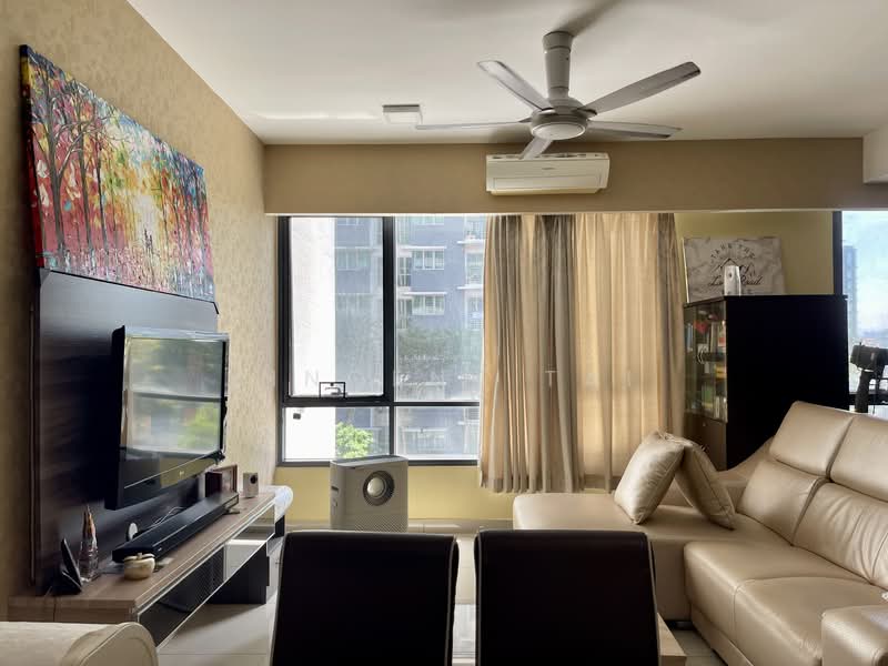 Service Residence for Sale at Flexis @ One South - Vincent Tai - Living Room - PropertyGuru.com.my