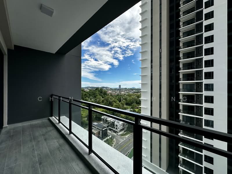 Condominium for Sale at Jesselton Twin Towers - Chin Giok Ching - Balcony - PropertyGuru.com.my