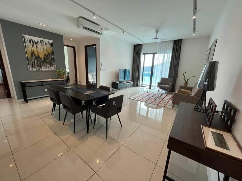 Queens Residences Q1 @ Queens Waterfront untuk Untuk Disewa - RM 6,800 /bulan, Feb 2026 - Living Room - PropertyGuru.com.my