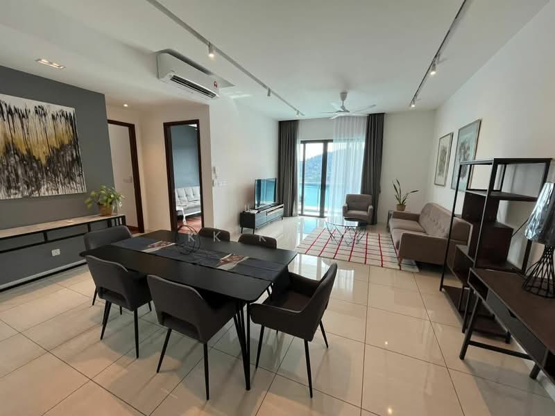 Queens Residences Q1 @ Queens Waterfront untuk Untuk Disewa - RM 6,800 /bulan, Feb 2026 - Living Room - PropertyGuru.com.my