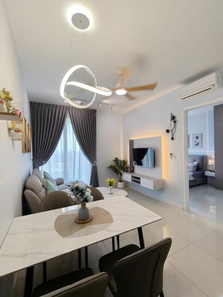 Service Residence for Rent at The M @ Medini Macrolink - Stella Narita - Living Room - PropertyGuru.com.my