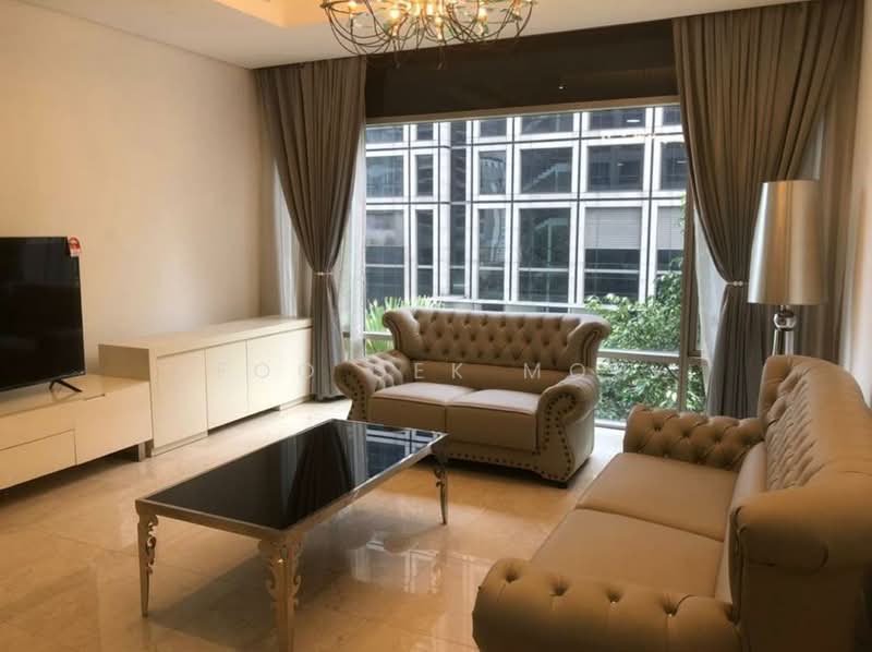 Service Residence for Rent at Pavilion Residences - Foo Sek Mou - Living Room - PropertyGuru.com.my