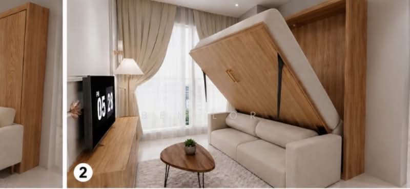 Service Residence for Rent at Edelweiss @ Tropicana Gardens - Ben Lor - Living Room - PropertyGuru.com.my