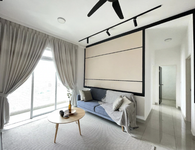 Service Residence for Sale at Twin Galaxy (Dwi Galaksi) - Bryan Chiew - Living Room - PropertyGuru.com.my