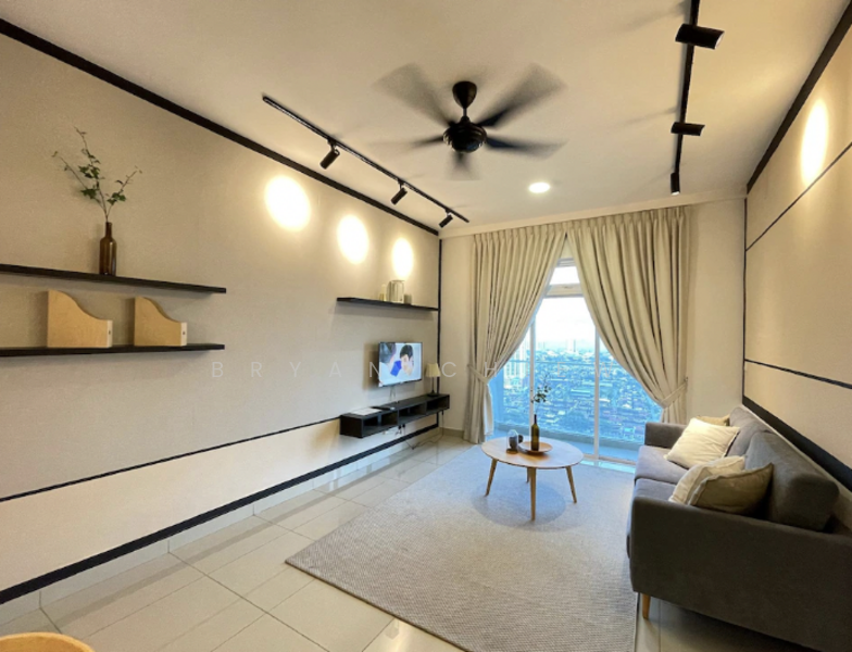 Service Residence for Sale at Twin Galaxy (Dwi Galaksi) - Bryan Chiew - Living Room - PropertyGuru.com.my