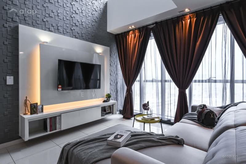 Service Residence for Sale at Conezion Residences - Evelyn . - Living Room - PropertyGuru.com.my