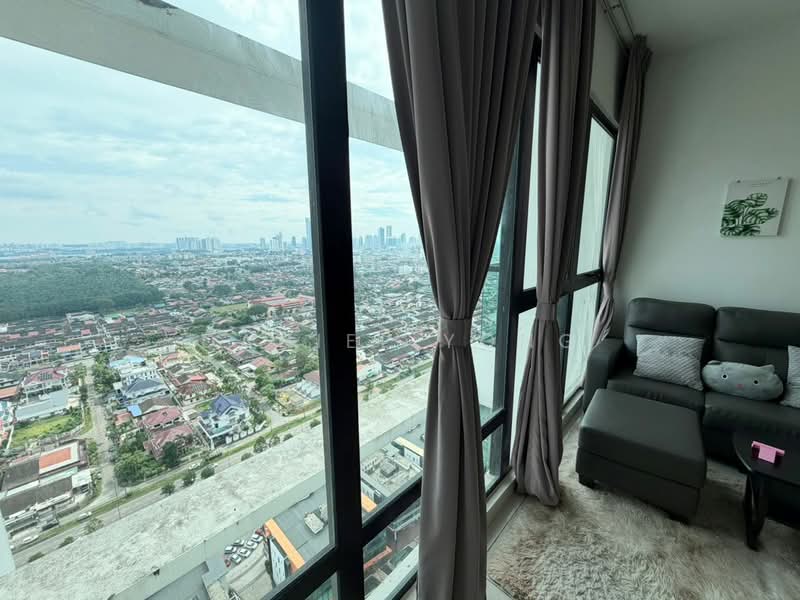 Service Residence for Sale at Southkey Mosaic - Daniel Yong - Living Room - PropertyGuru.com.my