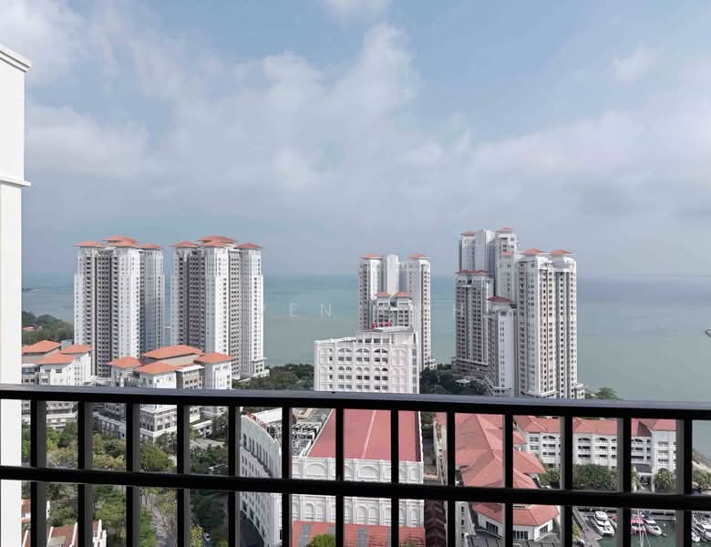 Service Residence for Rent at Straits Residences - Even Goh - Balcony View - PropertyGuru.com.my