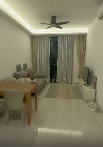 Service Residence for Rent at The M @ Medini Macrolink - Serine Tan - Living Room - PropertyGuru.com.my