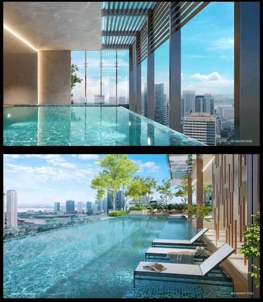 Kediaman Servis untuk Dijual di Aethera Residences - Elena Ewe - Pool - PropertyGuru.com.my