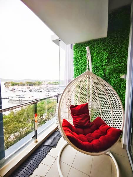 Somerset Puteri Harbour untuk Untuk Disewa - RM 4,800 /bulan, Mac 2026 - Balcony - PropertyGuru.com.my