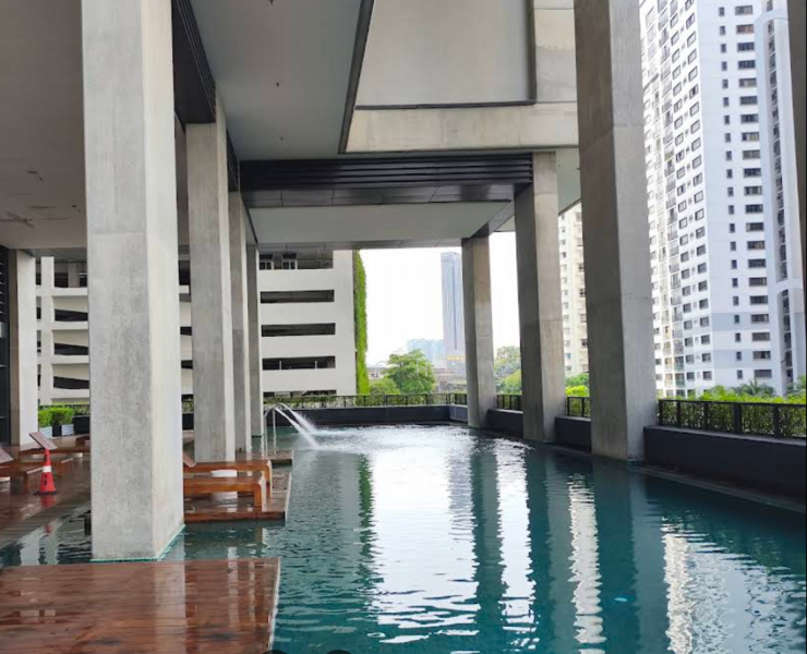 Service Residence for Sale at Arcoris Residences - JJ Chew - Pool - PropertyGuru.com.my