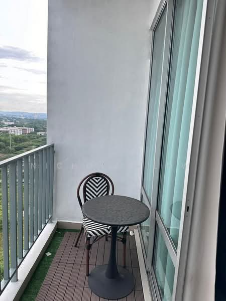 Service Residence for Rent at Greenfield Regency - Nicholas Low - Balcony - PropertyGuru.com.my
