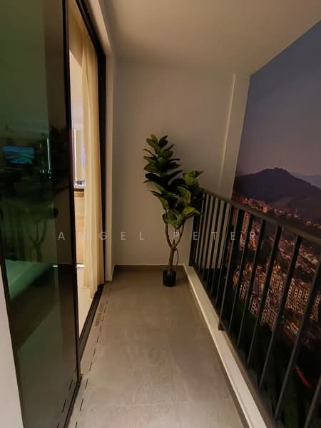 Service Residence for Sale at M Azura - Angel Peter - Balcony - PropertyGuru.com.my