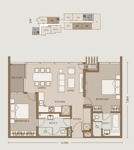 Service Residence for Sale at One Eleven Menerung - James Law - PropertyGuru.com.my