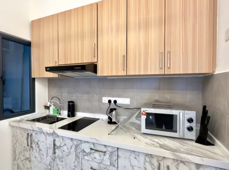 Service Residence for Sale at Arena Residences - Jeanne Chian - Kitchen - PropertyGuru.com.my