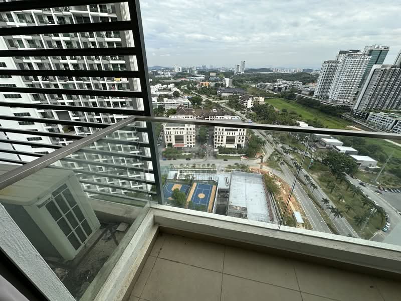 Service Residence for Rent at Cybersquare - Ethan Yong - Balcony - PropertyGuru.com.my