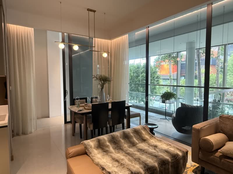 Service Residence for Sale at One Eleven Menerung - Agnes Liew - Living Room - PropertyGuru.com.my