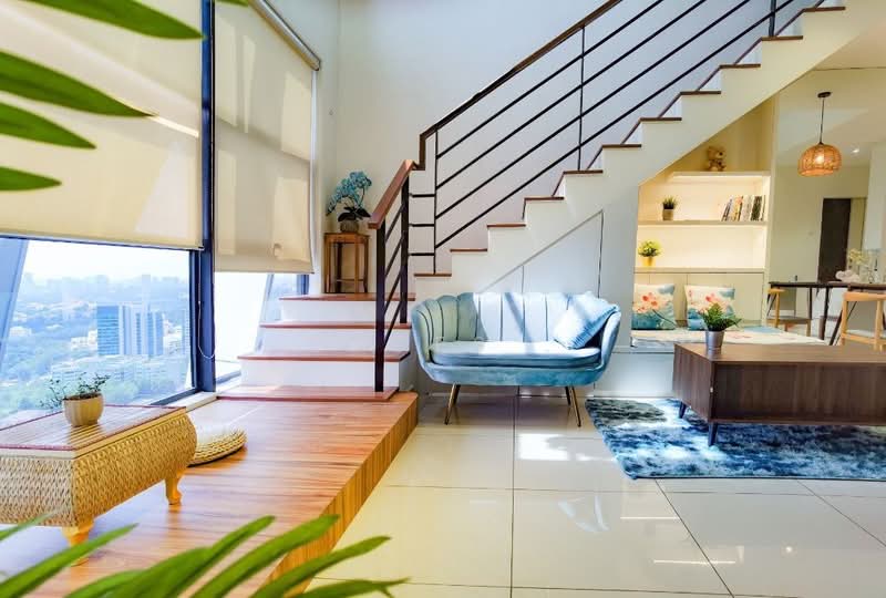 Service Residence for Sale at Camellia Serviced Suites - Loges . - Living Room - PropertyGuru.com.my