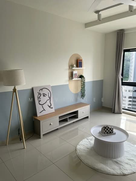 Service Residence for Rent at D'Cosmos Residences - Marvin Lee - Living Room - PropertyGuru.com.my