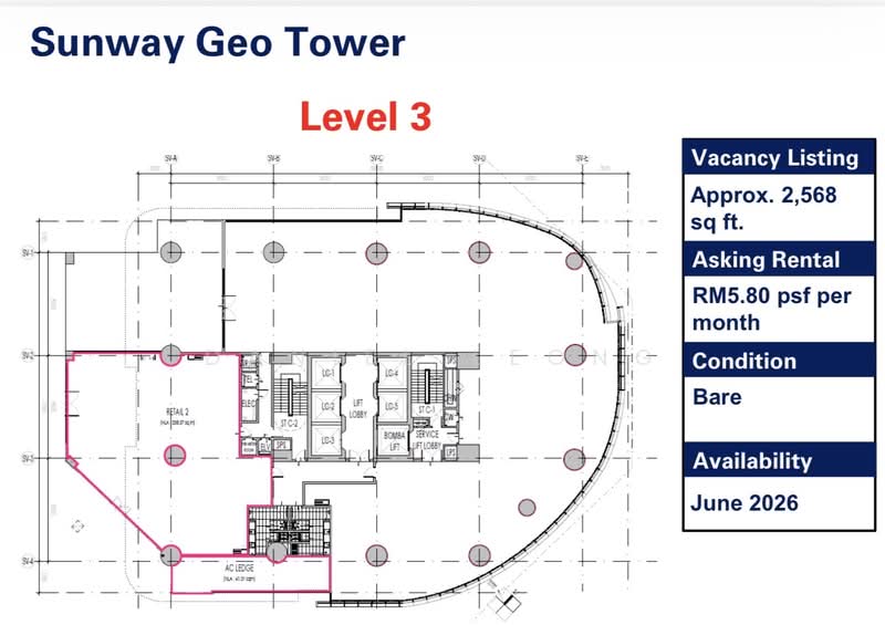 Office for Rent in Bandar Sunway (Sunway) - Daniel Leong - Lobby - PropertyGuru.com.my