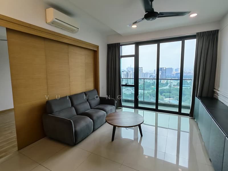 Service Residence for Sale at The Leafz @ Dedaun - Vui Hong Choo - Living Room - PropertyGuru.com.my