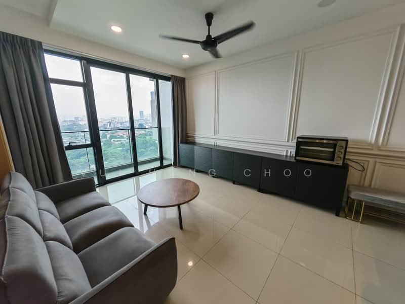 Service Residence for Sale at The Leafz @ Dedaun - Vui Hong Choo - Living Room - PropertyGuru.com.my