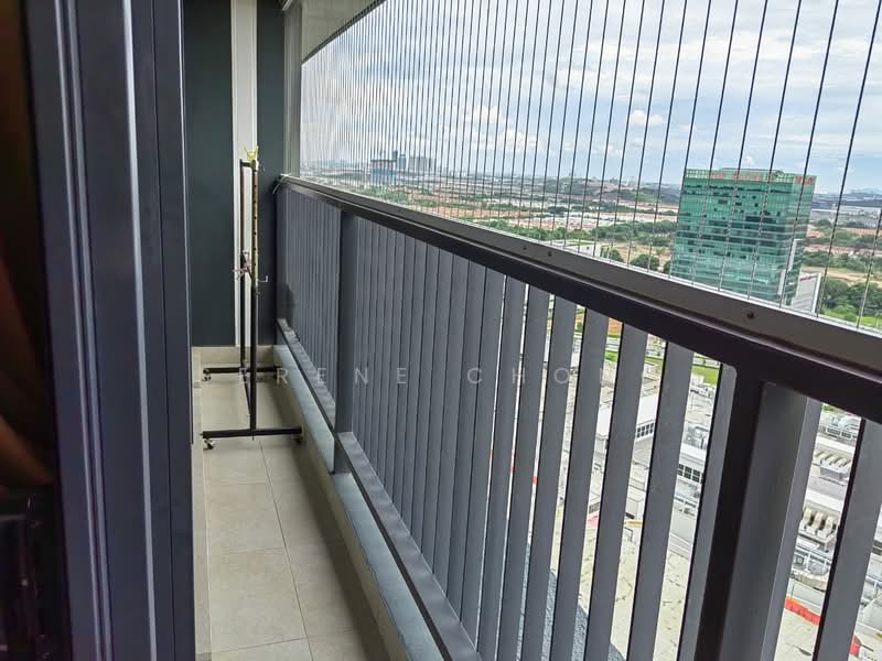 Service Residence for Rent at Setia City Residences - Serene Chong - Balcony - PropertyGuru.com.my