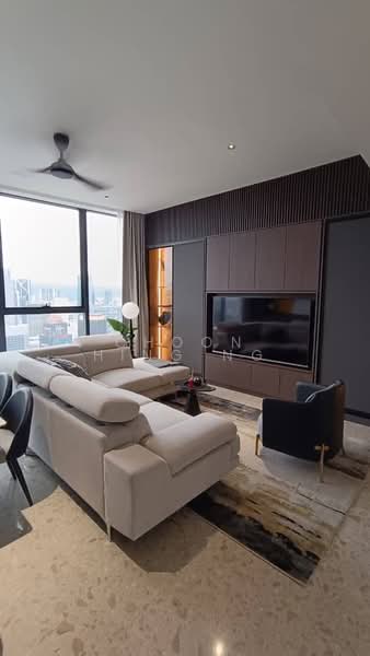 Service Residence for Rent at Pavilion Ceylon Hill - Choon Hing Ng - Living Room - PropertyGuru.com.my