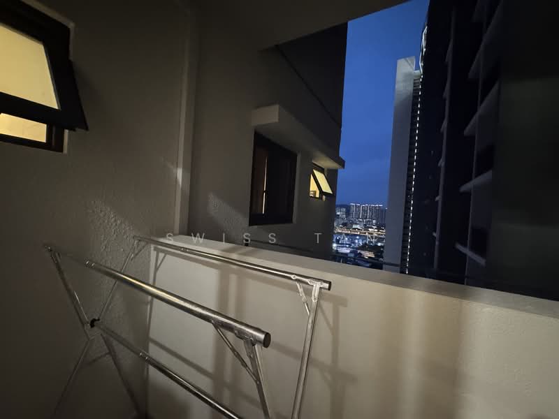 Condominium for Rent at Skyline KL - Swiss Tan - Balcony - PropertyGuru.com.my