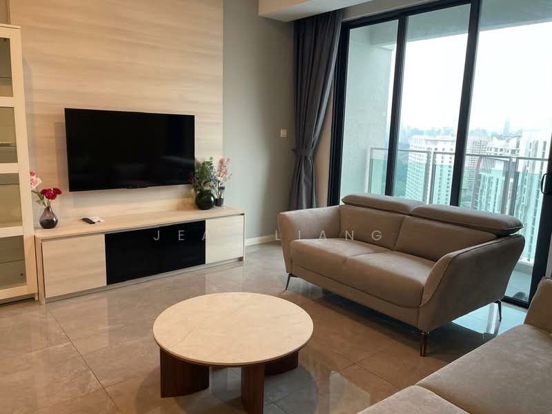 Ooak Serviced Apartments @ Kiara 163 untuk Untuk Disewa - RM 8,000 /bulan, Mac 2026 - Living Room - PropertyGuru.com.my