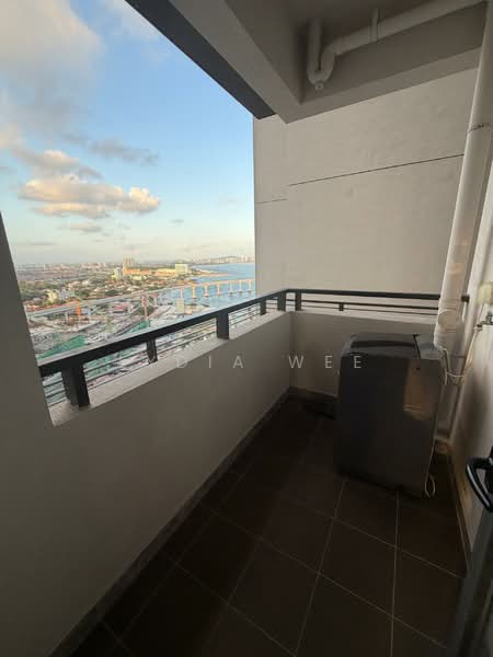 R&F Princess Cove Phase 2-Seine Region untuk Untuk Disewa - RM 3,200 /bulan, Mac 2026 - Balcony - PropertyGuru.com.my