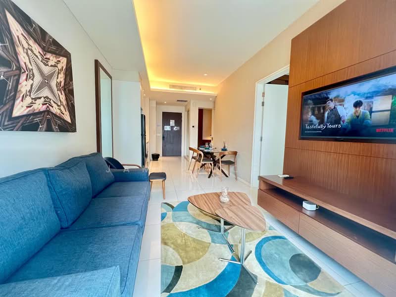 Service Residence for Sale at Conezion Residences - James Voon - Living Room - PropertyGuru.com.my