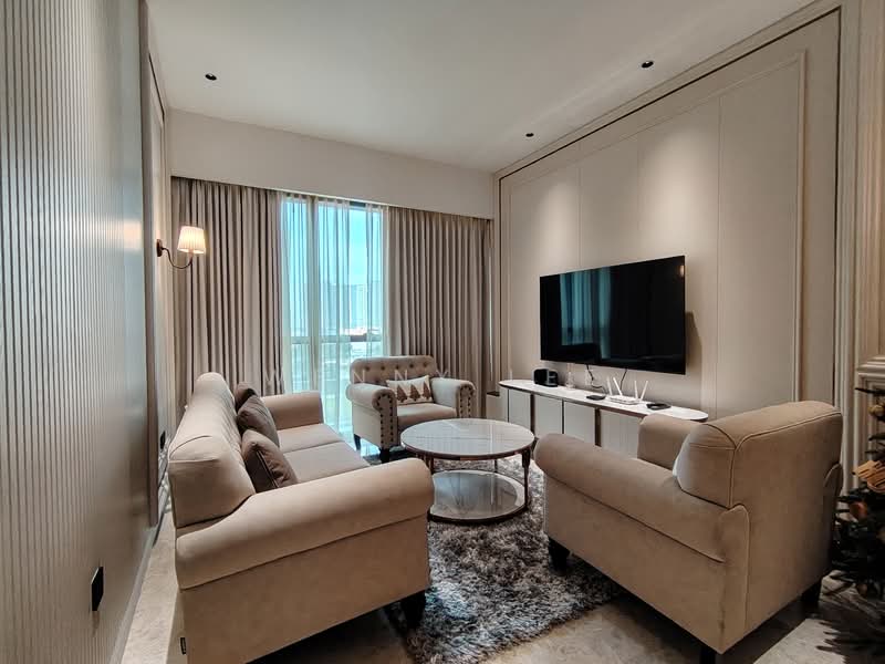 Service Residence for Rent at TRX Residences - Wenny Lee - Living Room - PropertyGuru.com.my