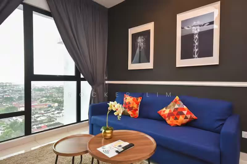 Service Residence for Sale at Southkey Mosaic - Rocker Lim - Living Room - PropertyGuru.com.my