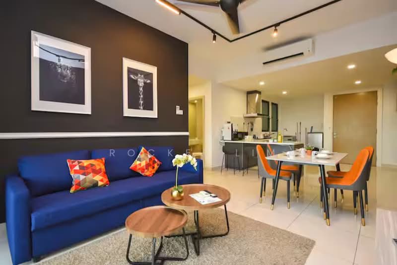 Service Residence for Sale at Southkey Mosaic - Rocker Lim - Living Room - PropertyGuru.com.my
