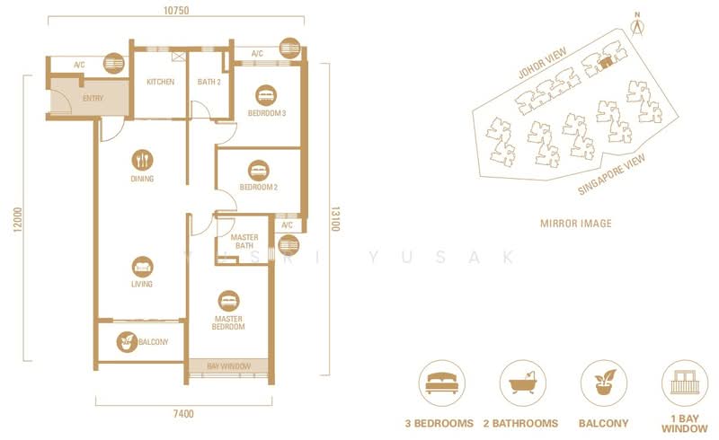 R&F Princess Cove Phase 1 untuk Untuk Disewa - RM 3,400 /bulan, Mac 2026 - PropertyGuru.com.my