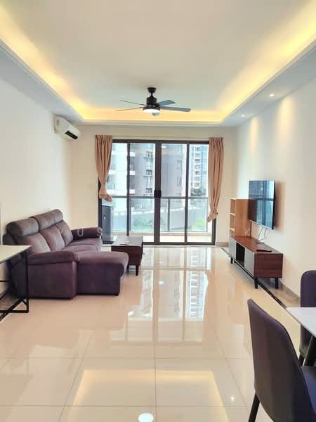 R&F Princess Cove Phase 1 untuk Untuk Disewa - RM 3,400 /bulan, Mac 2026 - Living Room - PropertyGuru.com.my