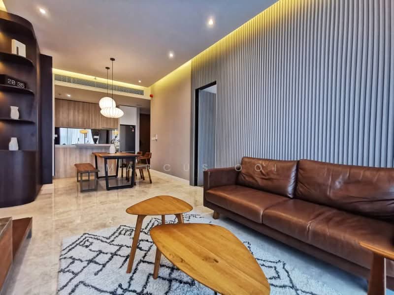 Service Residence for Rent at TRX Residences - Marcus Ooi - Living Room - PropertyGuru.com.my