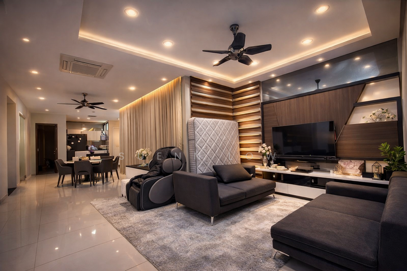 Cluster House for Sale in Taman Mount Austin (Tebrau) - Suenn Low - Living Room - PropertyGuru.com.my