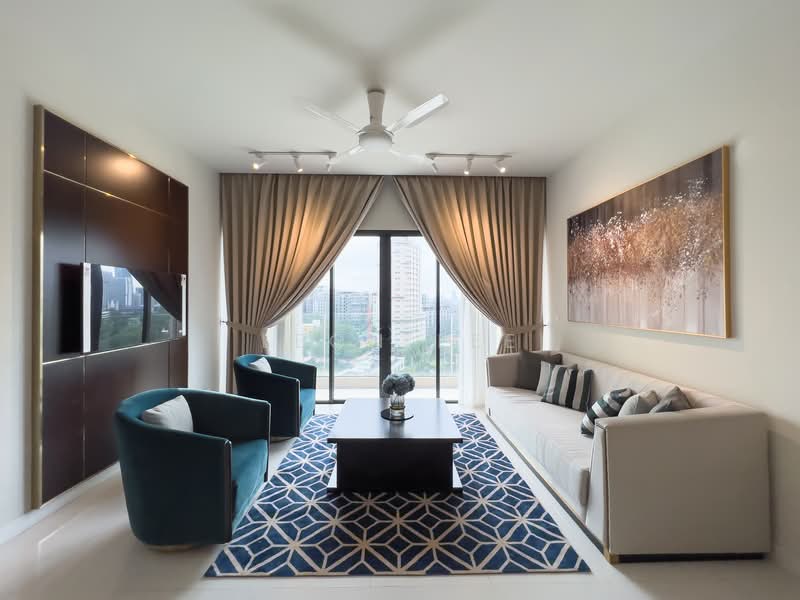 Service Residence for Rent at Oxford Residences @ Pavilion Embassy - Leon Lee - Living Room - PropertyGuru.com.my