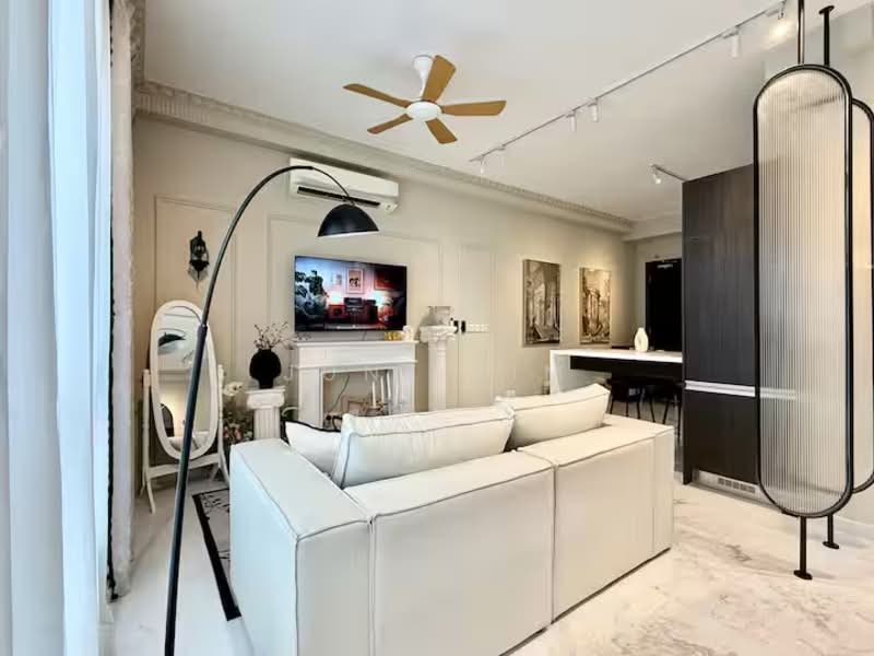 Service Residence for Sale at Setia Sky 88 - June Lim - Living Room - PropertyGuru.com.my